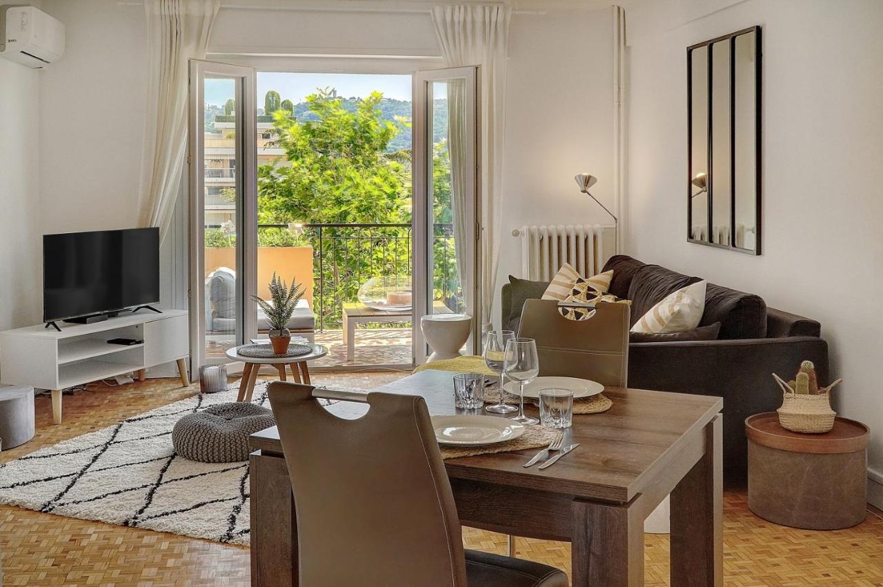 Elisa - Traversant - Terrasse - Verriere Cote D'Azur Cannes Eksteriør billede